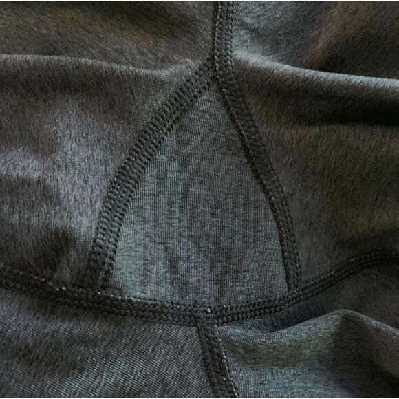 Z BY ZELLA MID RISE YOGA PANTS, WOMENS, XS (WAIST 25), DARK GREY WITH BLACK TRIM - Picture 7 of 8